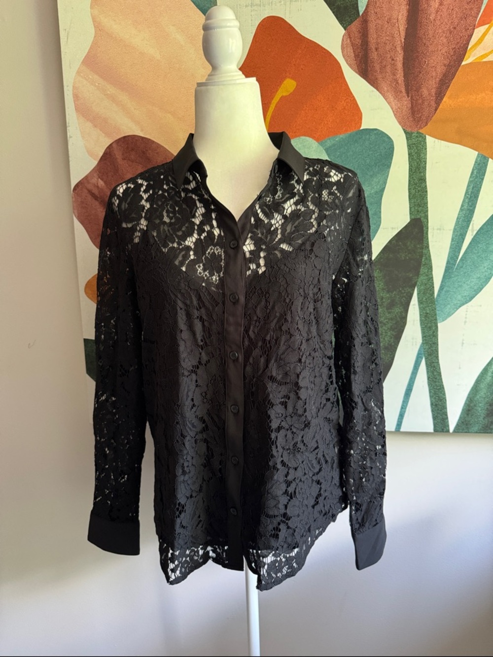 J. Crew Lace Blouse